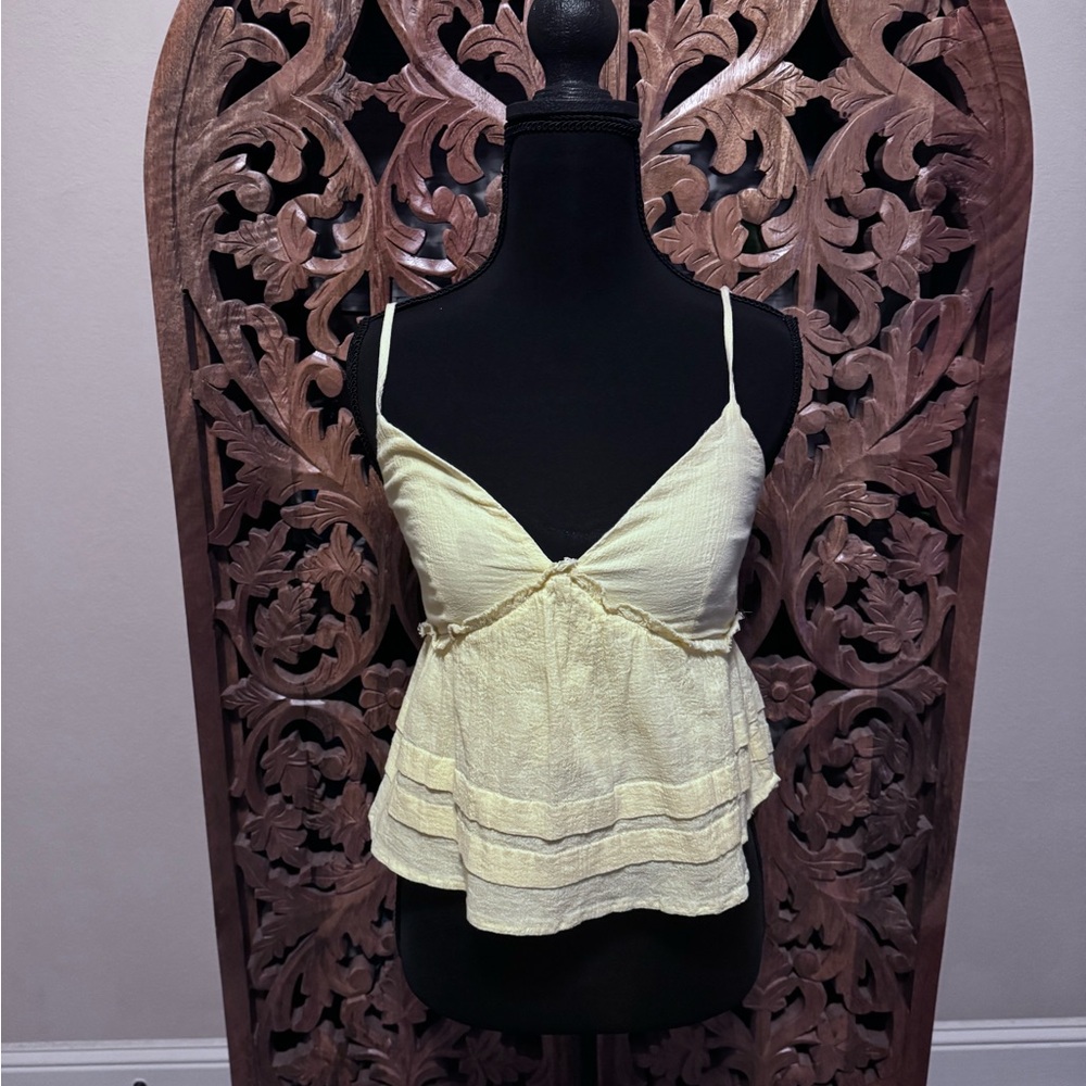 Elegant Yellow Women's Top